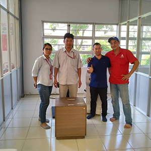 GESTER Mobiliario equipamiento de prueba Vietnam instalación de capacitación